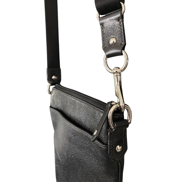 Coach Black Leather Handbag - Picture 6 of 9